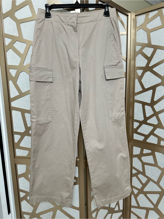Calvin Klein Pants - Calvin Klein Beige Wide Leg Cargo Pants